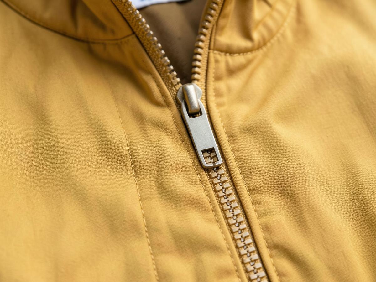 Jacket zip after repair